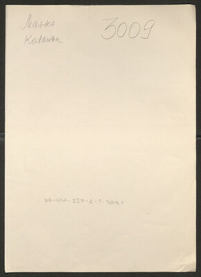 Marks, Katarina rođ. Herendić, 2.9.1916. Policijski karton