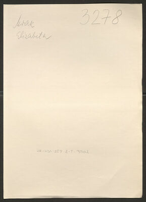 Mrak, Elizabeta rođ. Houra, 8.11.1910. Policijski karton