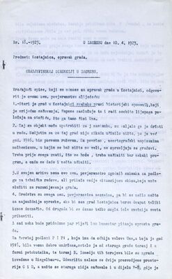 Hrvatska Kostajnica - Stari grad Kostajnica, obnova