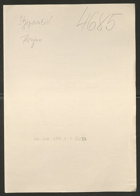 Stjepančić, Florijan, 1921. Policijski karton