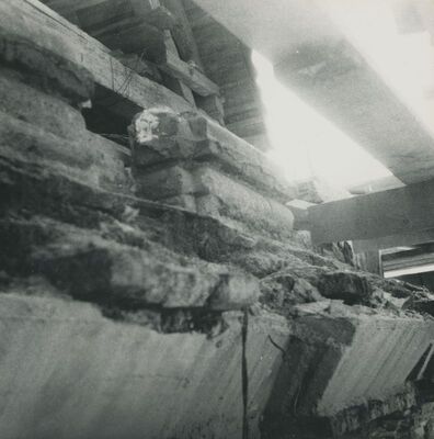 Lepoglava - Župna crkva, zapadno pročelje, detalj glavnog vijenca