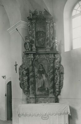Laz Bistrički (Marija Bistrica) - Kapela sv. Andrije, unutrašnjost, detalj