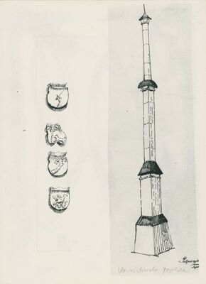 Varaždinske Toplice - Župna crkva sv. Martina, potpornjak