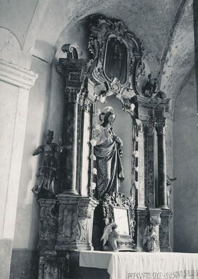 Svetice (Ozalj) - Crkva Blažene Djevice Marije, oltar Srca Isusova