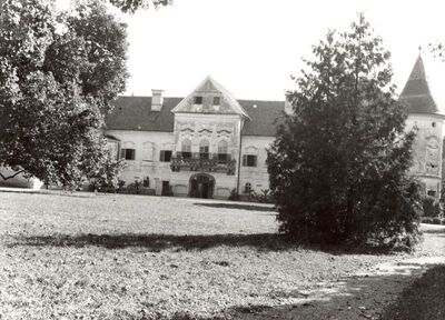 Lužnica - Dvorac Lužnica, glavno pročelje