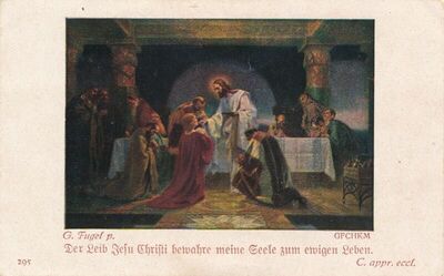 Pričest apostola prema slici Gebharda Fugela