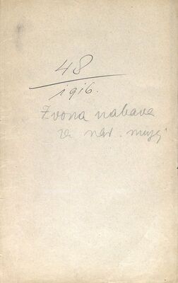 Crkvena zvona – nabava za Narodni muzej u Zagrebu