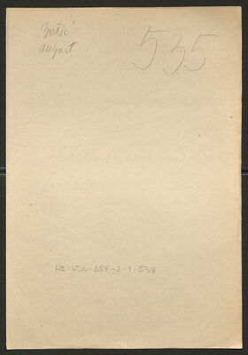 Božić, August, 4.10.1922. Policijski karton