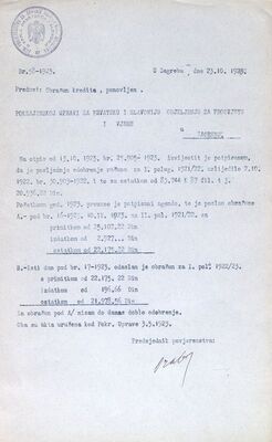 Obračun kredita, ponovljen