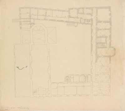 Povijesni kompleks Kutjevo, Projekt uređenja dvorca Turković, tlocrt