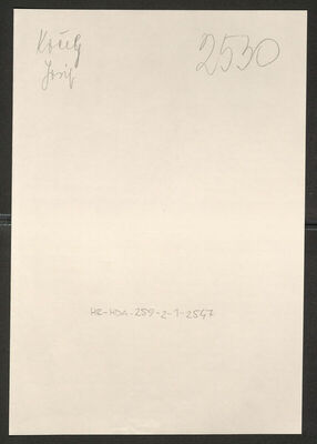 Krčelj, Josip, 29.1.1922. Policijski karton