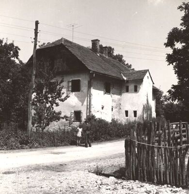 Rozga - Kurija starog župnog dvora, ulično pročelje