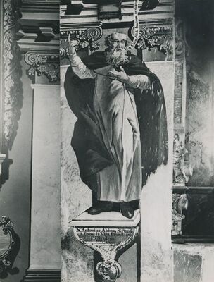 Lepoglava (Gorica) - Kapela sv. Ivana Krstitelja, detalj Rangerove freske u svetištu