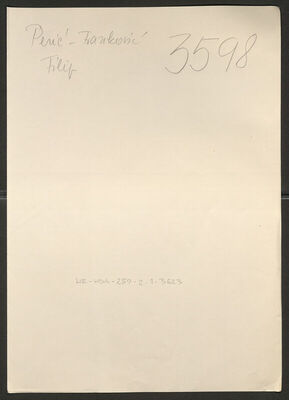 Perić-Franković, Filip, 2.5.1913. Policijski karton