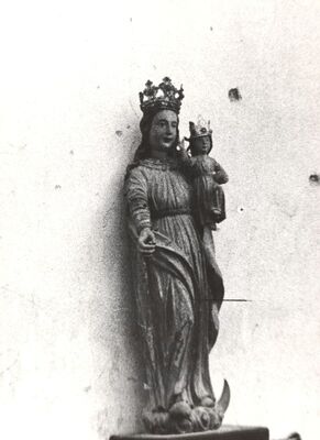 Volavje - Crkva Blažene Djevice Marije Volavske (Sniježne), kip sv. Marije s Djetetom