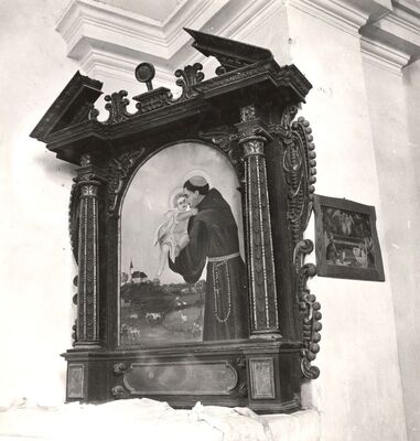 Gornji Tkalec - Kapela Uznesenja Blažene Djevice Marije, lijevi pobočni oltar