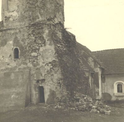 Sveti Martin pod Okićem - Crkva sv. Martina pod Okićem, detalj zvonika