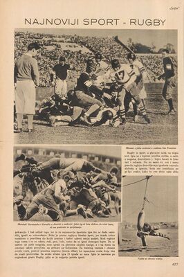 Najnoviji sport - rugby