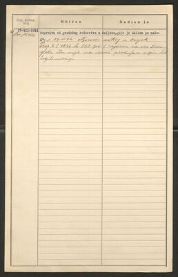 Perušić, Dragutin, 4.11.1896. Policijski karton