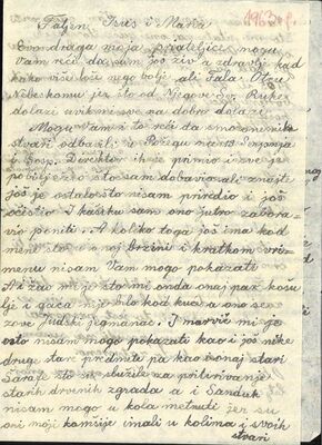 Korespondencija Zdenke Lechner i Ive Čakalića