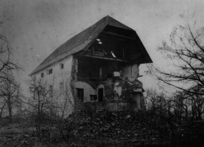 Donja Zelina - Kurija Baračevo, oštećenje u potresu