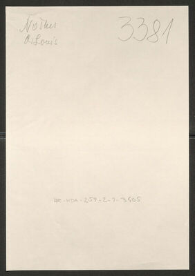 Noškes, Louis, 1904. Policijski karton