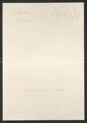 Grubačević, Čedomir, 27.2.1910. Policijski karton