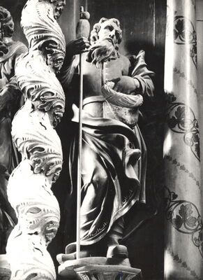 Križ - Župna crkva sv. Križa, detalj glavnog oltara