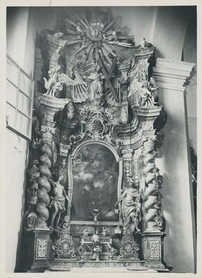 Varaždin - Isusovačka crkva Uznesenja Marijina, oltar sv. Ignacija