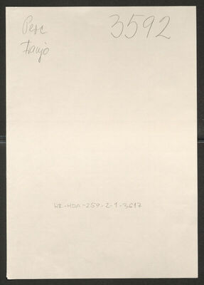 Perc, Franjo, 2.4.1904. Policijski karton