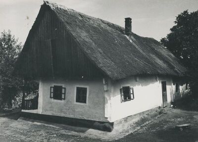 Dubravica - Kuća Pavla Štoosa, dvorišno pročelje