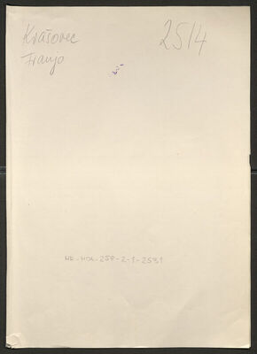 Krašovec, Franjo, 10.10.1909. Policijski karton