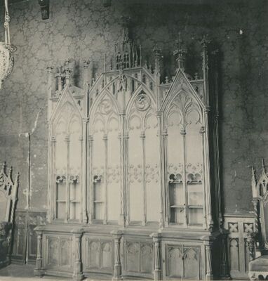 Trakošćan - dvorac, biblioteka, ormar