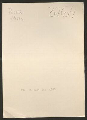 Poosch, Zdenka rođ. Grozdek, 10.4.1912. Policijski karton