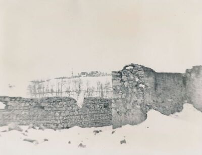 Barilović - Istočni ugao zida srednjovjekovnog grada