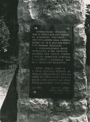 Jasenak (Ogulin) - Spomenik NOB-i