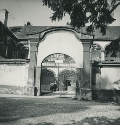 Zajezda (Budinščina) - Dvor Patačića, vanjština, detalj