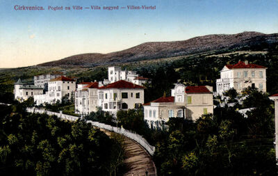 Crikvenica - Pogled na vile