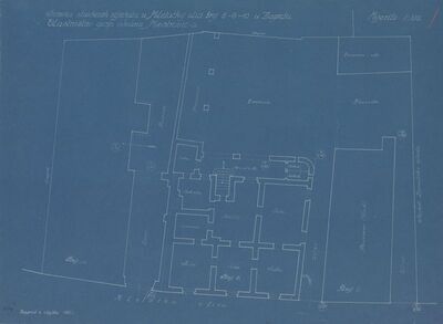 Meštrovićev atelijer (Ivan Meštrović), tlocrt/prizemlje
