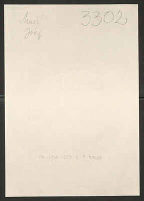 Muić, Josip, 3.3.1921. Policijski karton