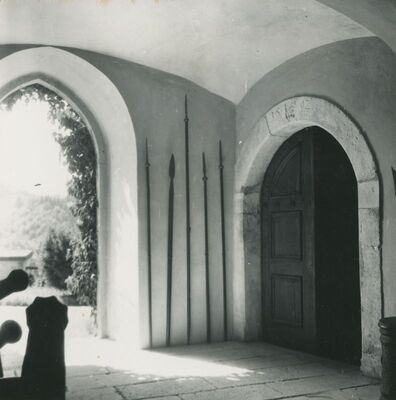 Trakošćan - dvorac, ulazni trijem