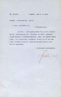 Starinska ura, izvoz