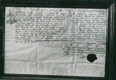 Pleško Polje - Kapela Ranjenog Isusa, isprava