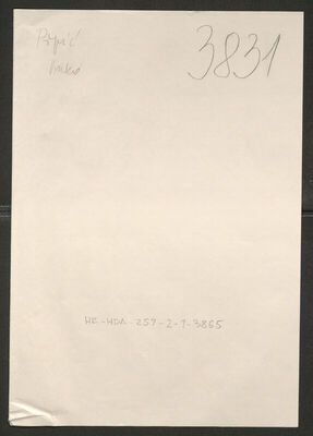 Prpić, Vinko, 18.4.1903. Policijski karton