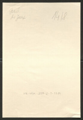 Gerö, Josef, 23.9.1896. Policijski karton