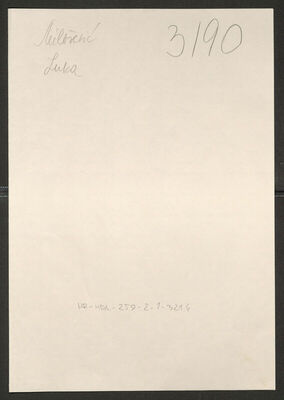 Milošević, Luka, 1911. Policijski karton