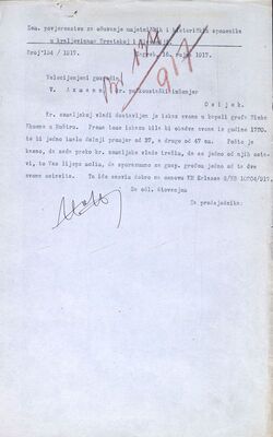 Nuštar - Dvor, dvorska kapela, zvono grofa Hinka Khuena