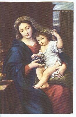 Bogorodica s Djetetom prema slici Gospa od grožđa Pierrea Mignarda