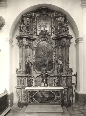 Kotari - Crkva sv. Leonarda, oltar sv. Josipa