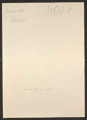 Rukavina, Marko, 14.9.1906. Policijski karton